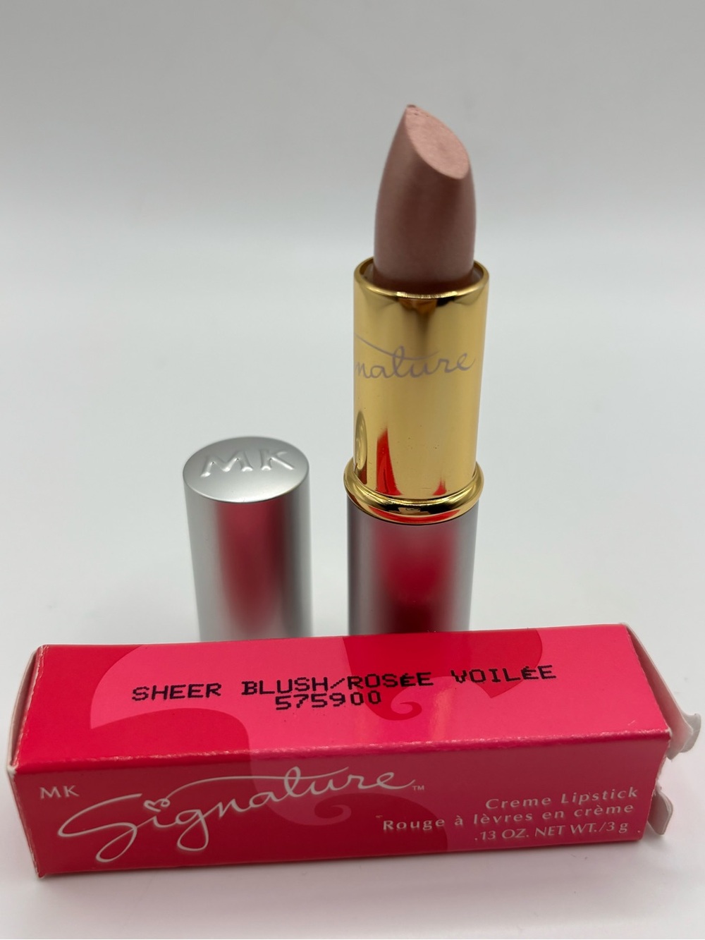 New Mary Kay Signature Creme Lipstick Sheer Blush #575900 Full Size Box